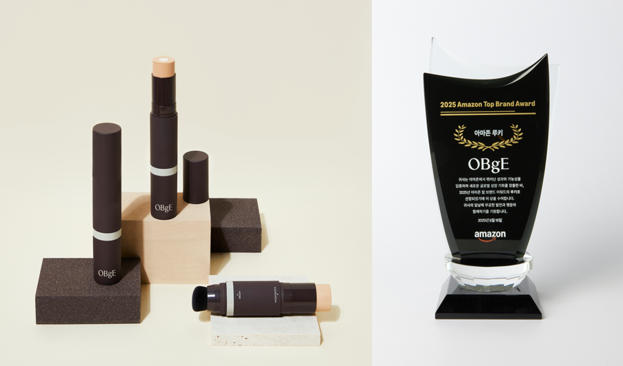 OBgE、2025年 Amazon Top Brand Awardの日本ビューティー部門において「アマゾンルーキー賞」受賞